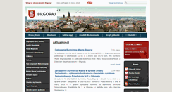 Desktop Screenshot of bilgoraj.pl